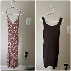 Brown dresses